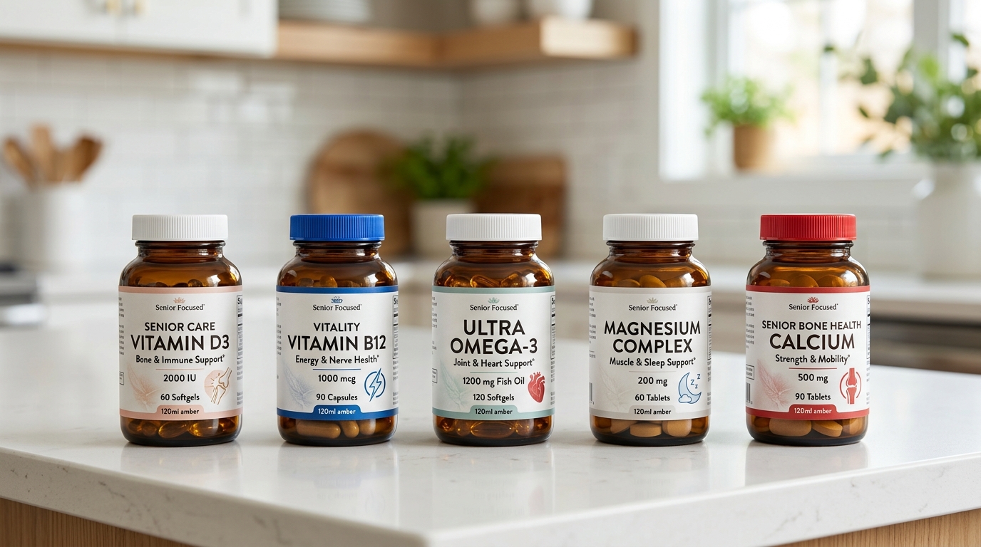 The 5 Most Important Supplements for Adults Over 60